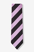 Lavender and Black Rotterdam Stripe