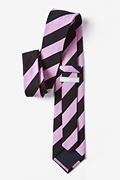 Lavender and Black Rotterdam Stripe Tie Photo (2)