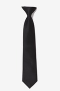 Licorice Clip-on Tie For Boys Photo (0)