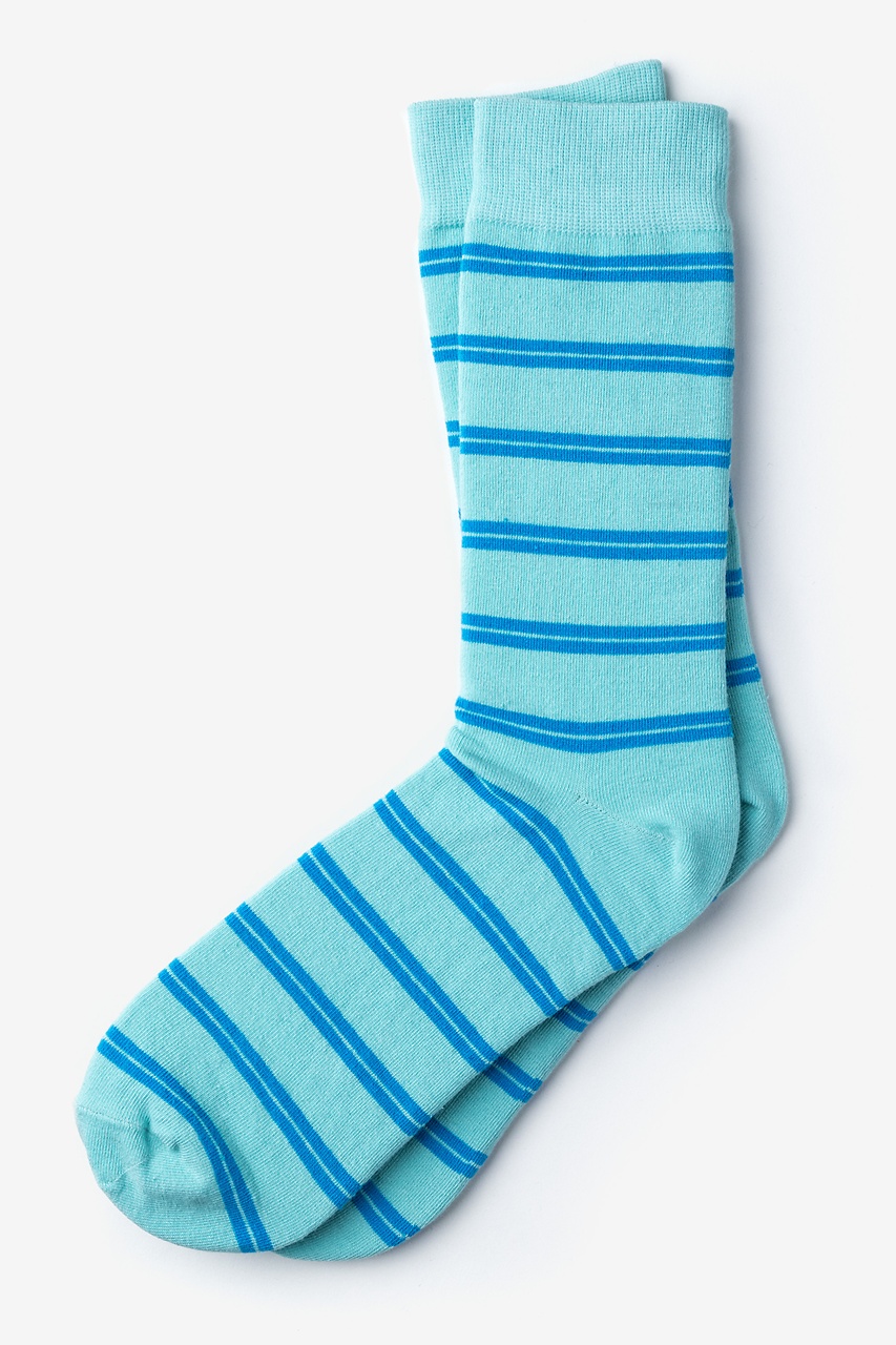 Culver Stripe Light Blue Sock Photo (0)