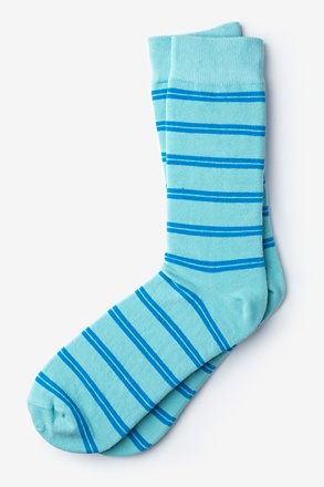 Culver Stripe Light Blue Sock