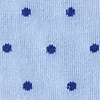 Light Blue Carded Cotton Dapper Dots