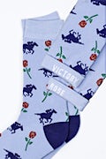 Derby Rose Light Blue Small-Medium Sock Photo (1)