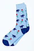 Derby Rose Light Blue Women's Sock Photo (0)