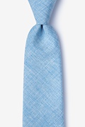 Ben Light Blue Extra Long Tie Photo (0)