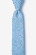Ben Light Blue Skinny Tie Photo (0)