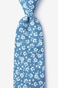 Bluebell Light Blue Extra Long Tie Photo (0)