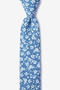 Bluebell Light Blue Skinny Tie Photo (0)