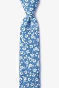 Bluebell Light Blue Skinny Tie Photo (0)