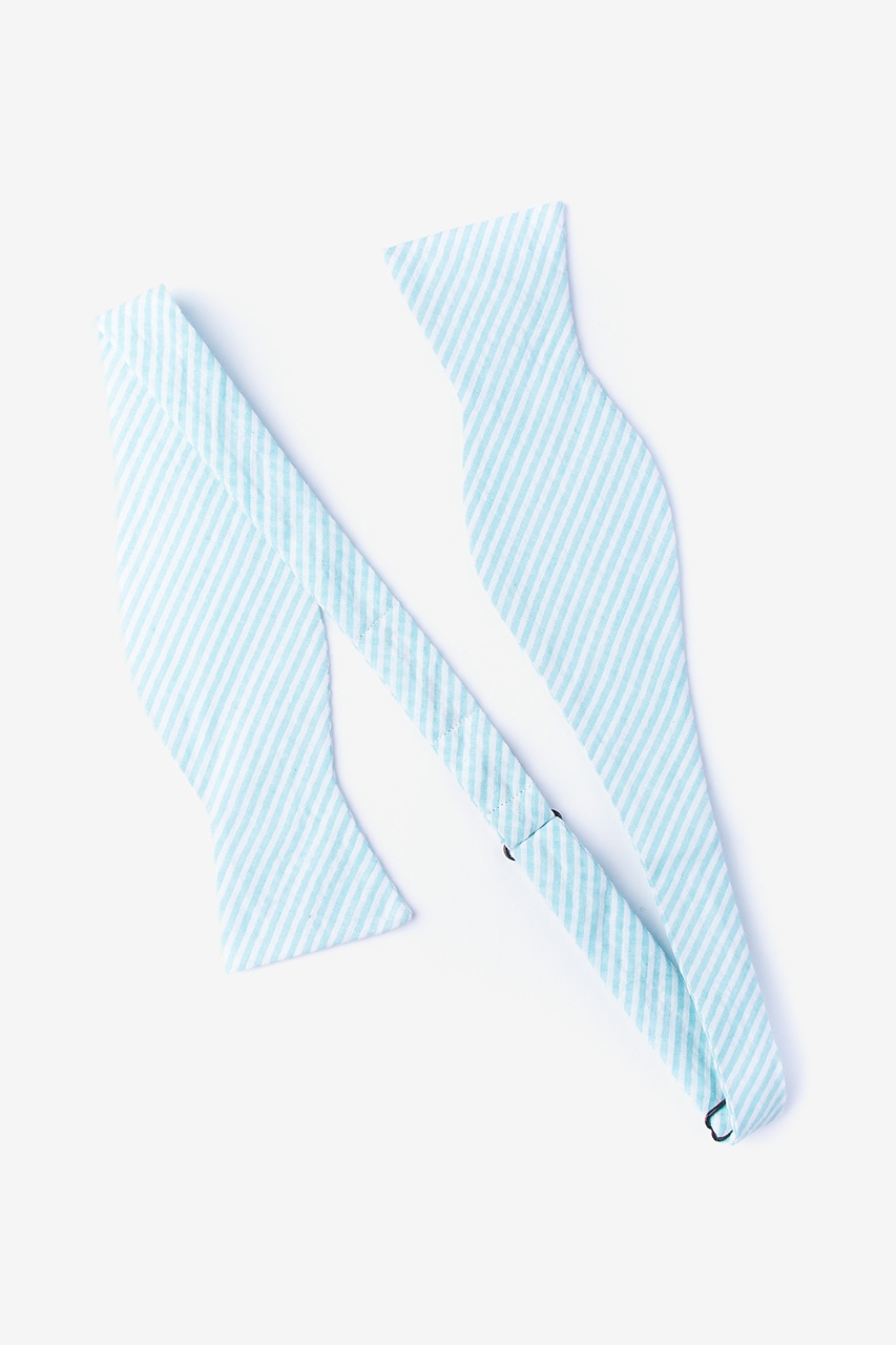 Clyde Light Blue Self-Tie Bow Tie Photo (1)