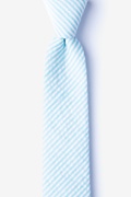 Clyde Light Blue Skinny Tie Photo (0)