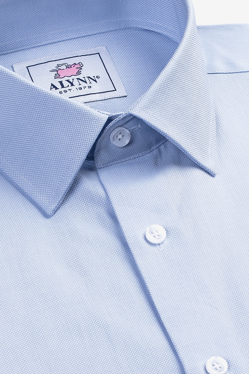 Light Blue Cotton Elijah Dress Shirt | Ties.com