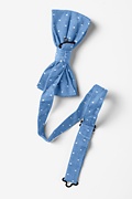 Huntington Polka Dots Light Blue Pre-Tied Bow Tie Photo (1)