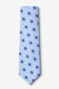 La Grande Light Blue Extra Long Tie Photo (1)