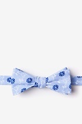 La Grande Light Blue Skinny Bow Tie Photo (0)