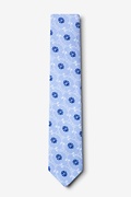 La Grande Light Blue Skinny Tie Photo (1)