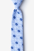 La Grande Light Blue Skinny Tie Photo (0)