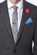 Light Blue Huntington Polka Dots Pocket Square Photo (1)