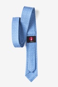 Light Blue Huntington Polka Dots Skinny Tie Photo (1)