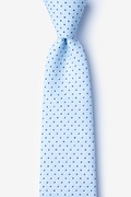 Pike Light Blue Extra Long Tie Photo (0)