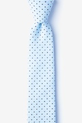 Pike Light Blue Skinny Tie Photo (0)