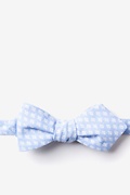 Poway Light Blue Diamond Tip Bow Tie Photo (0)