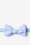 Poway Light Blue Self-Tie Bow Tie Photo (0)