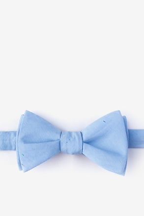 Teague Light Blue Self-Tie Bow Tie