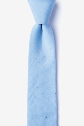 _Teague Light Blue Skinny Tie_