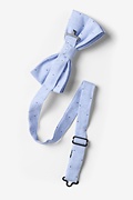Warner Light Blue Pre-Tied Bow Tie Photo (1)