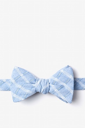 Yakima Light Blue Self-Tie Bow Tie