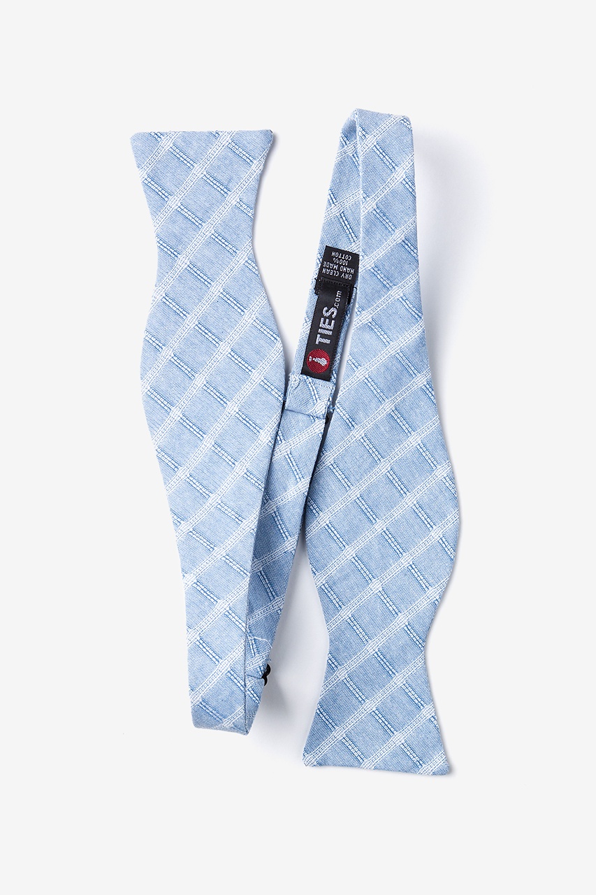 Yakima Light Blue Self-Tie Bow Tie Photo (1)