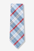 Port Harbour Light Blue Extra Long Tie Photo (0)