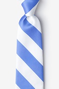 Light Blue Microfiber Carolina Blue & White Stripe