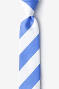 Light Blue Microfiber Carolina Blue & White Stripe