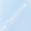 Light Blue Microfiber Flying Arrows Extra Long Tie