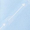 Light Blue Microfiber Flying Arrows Skinny Tie