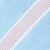 Light Blue Microfiber Jefferson Stripe Self-Tie Bow Tie