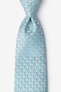 Seahorses Light Blue Extra Long Tie Photo (0)