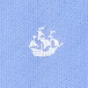 Light Blue Microfiber Ships Ahoy Extra Long Tie