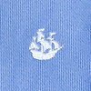 Light Blue Microfiber Ships Ahoy Skinny Tie