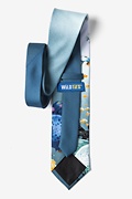 Something's Fishy Light Blue Tie Photo (2)