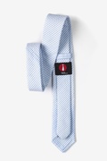 Light Blue Kensington Seersucker Skinny Tie Photo (2)