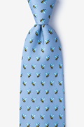 Buzz off Light Blue Tie Photo (0)