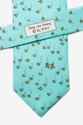 Deep Sea Dining Light Blue Tie Photo (3)