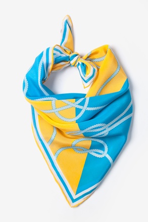 Feeling Knotty Light Blue Neckerchief