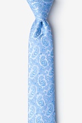 Gable Light Blue Skinny Tie Photo (0)