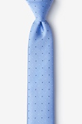 Gough Light Blue Skinny Tie Photo (0)