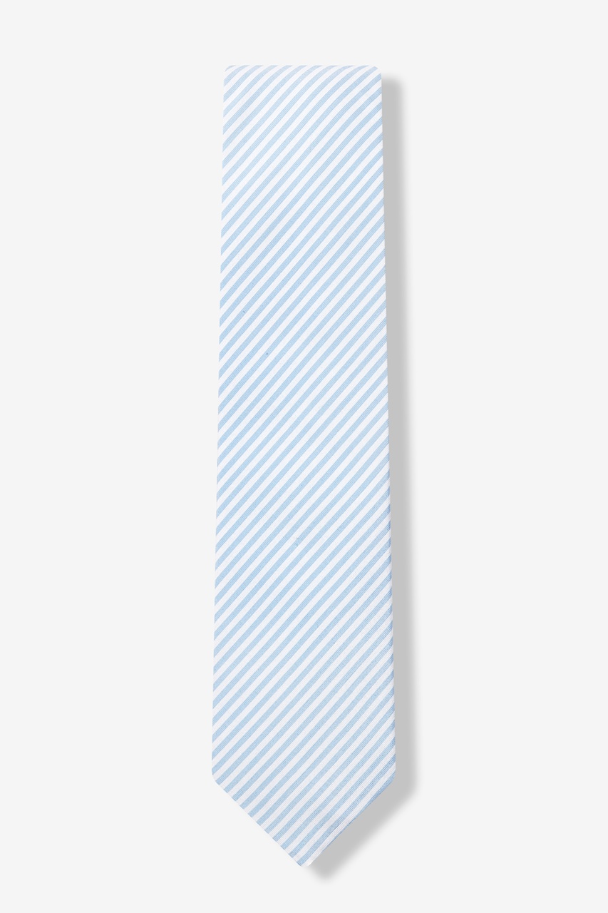 Light Blue Tapestry Skinny Tie main image 1