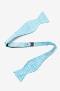 Love 2 Sail Light Blue Self-Tie Bow Tie Photo (1)